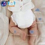 Believe Baby Bamboo Baby Diapers Size 1 - Premium, Super-Absorbent, Hypoallergenic for Sensitive Skin, Chemical-Free, Unscented, Eco-Friendly Diaper for Babies 8-14 lbs - 60 Ct - Image 2